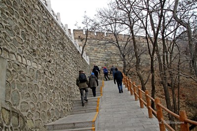 Sista trappan upp till muren